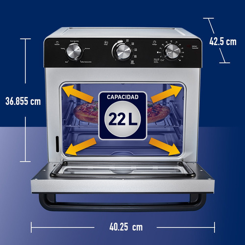 Horno Con Freidora De Aire Oster® Tssttvmaf1