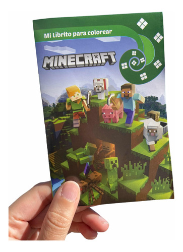 Souvenir Minecraft X36 Unidades Libro De Colorear Sorpresita