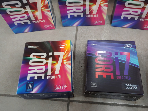 Cajas Vacias Procesadores Intel I7-7700k I7-6700k I7-9700kf (Usado)