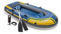 Comprar Juego De Botes Inflables Con Bomba Y Remos Azul