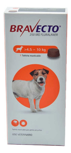 Antipulgas Para Perro Bravecto 4.5-10kg