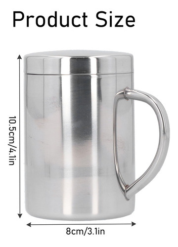 M Copa De Acero Inoxidable De Doble Capa