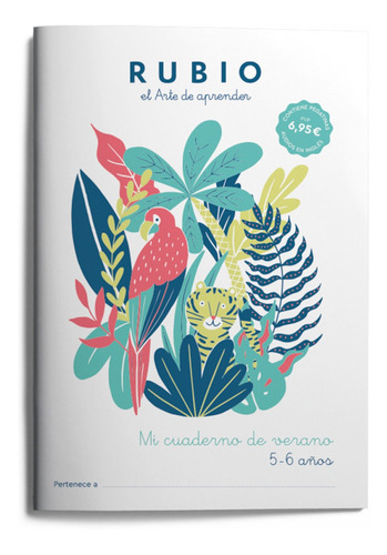Libro Mi Cuaderno De Verano Rubio 5-6 Anos - Vv.aa