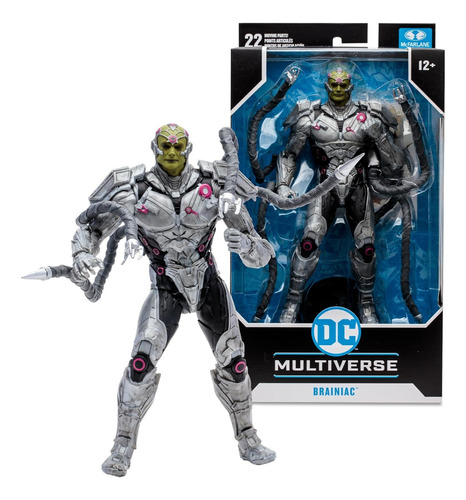 Dc Multiverse Brainiac Injustice 2 7 PuLG. Mcfarlane Replay