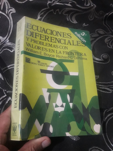 Libro Ecuaciones Diferenciales En La Frontera Boyce Diprima