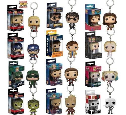 Imagen 3 de 4 de Llavero Funko Pop Pocket Batman