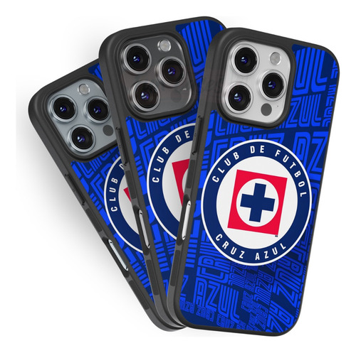 Funda Club De Futbol Cruz Azul 4 Negro Motorola Edge 50 Pro