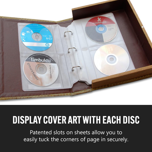 Caja Para Guardar Dvd Y Cd Bellagio-italia Old World Book Bo