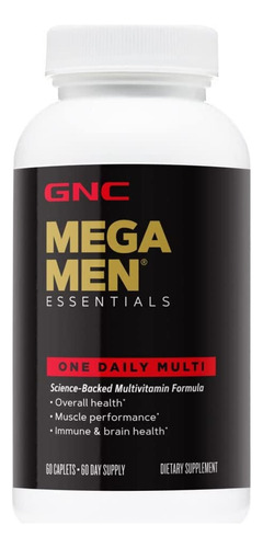 Mega Men Gnc 60 Capsulas Suplemento Completo 