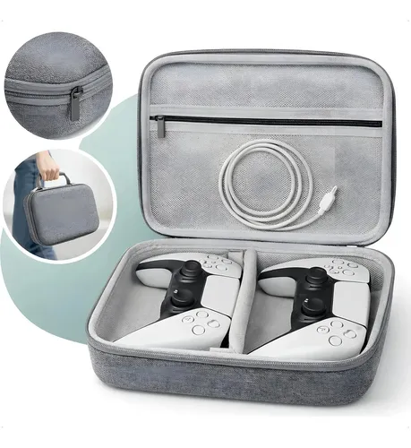 Estojo Case Maleta Ps5 Ps4 Ps3 Organizador Controle Anti Poeira