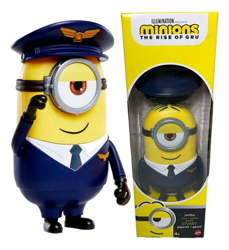 Boneco Stuart Piloto Minions Meu Malvado Favorito Original