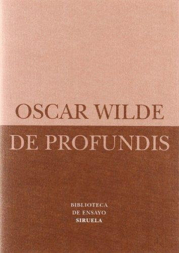 De Profundis - Oscar Wilde - Siruela
