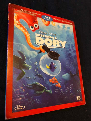 Buscando A Dory Bluray3d/br Pixar Disney C/slip