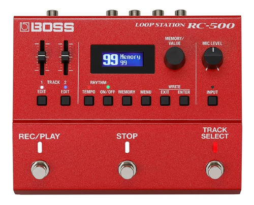 Boss Rc-500 Loop Station, Unidad De Doble Pista Con 32...