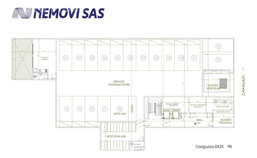 Departamento 2 Ambientes (monoambiente Divisible) - Liniers