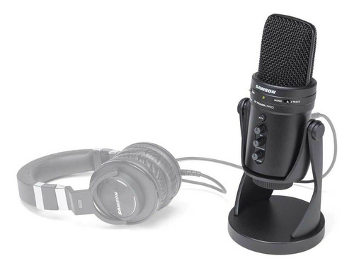 Microfone Condensador Interface Audio Usb Samson G-track Pro