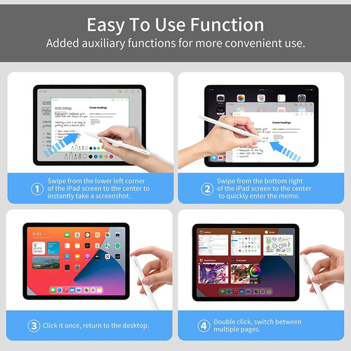 Goojodoq Gd13 - Lápiz Para iPad De 2 Generación Con Carga Ma