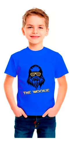 Polera Chewbacca Con Lentes Niñas/niños/jovenes