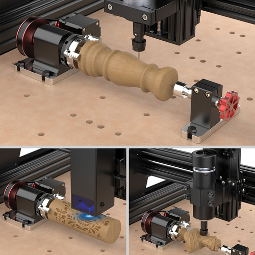 Twotrees Ttc450 Pro Máquina Enrutadora Cnc Y 500w Y 4th Axis