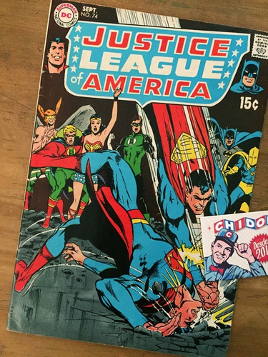 Comic - Justice League Of America #74 Superman Neal Adams