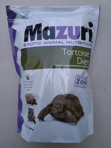 Alimento Balanceado Tortuga Terrestre 600gr Mazuri Tortoise