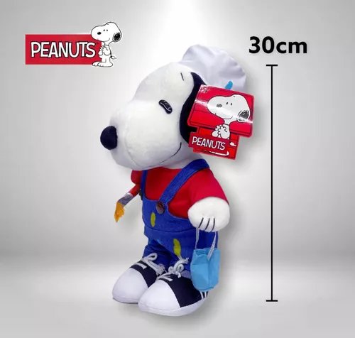 Peluche Snoopy Pintor Artista Peanuts Original