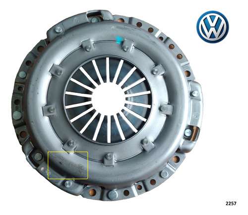 Placa De Embrague Original  Volswagen Gol 190mm Nafta-diésel