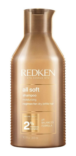 Shampoo Con Aceite De Argán Redken All Soft 300ml