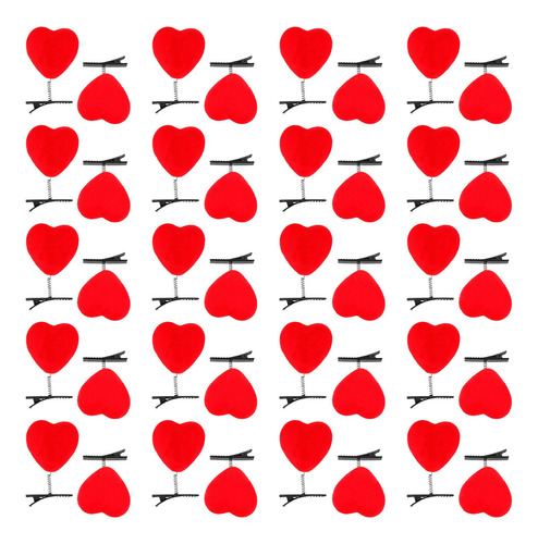40 Horquillas Para El Pelo Para El Día De San Valentín Romá 
