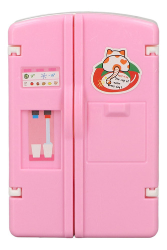 Refrigerador De Juguete Para Casa De Muñecas, Puerta Que Se
