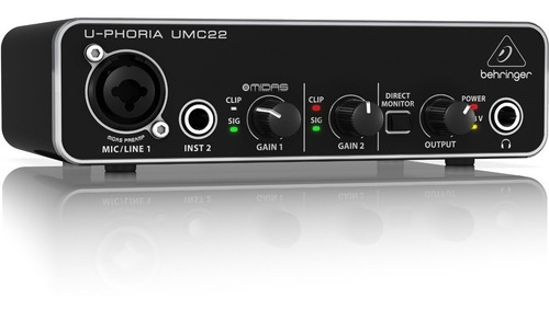 Behringer U-phoria Umc22 Interfaz De Audio Usb