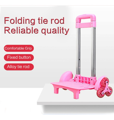 Mochila Trolley Con 6 Ruedas, Carritos De Equipaje Rodantes,