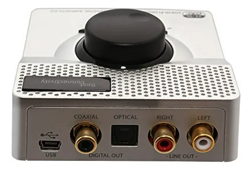 Amplificador De Auriculares Con Dac Usb De 24 Bits Y 96 Khz