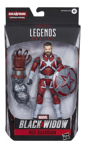 Guardião Vermelho Build Figure Crimson Dynamo Marvel Legends