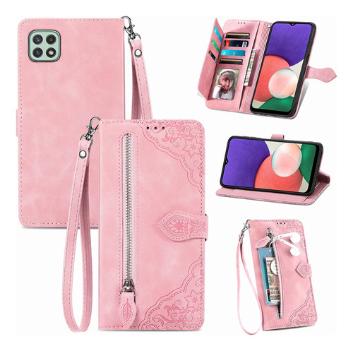 Compatível Com Samsung Galaxy A22 5g, Bolsa Com Zíper, Supor