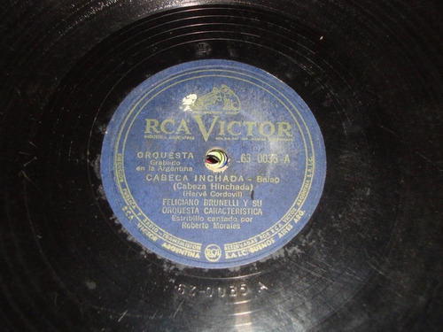 Pasta Feliciano Brunelli Y Orquesta Rca Victor 630035 C35 