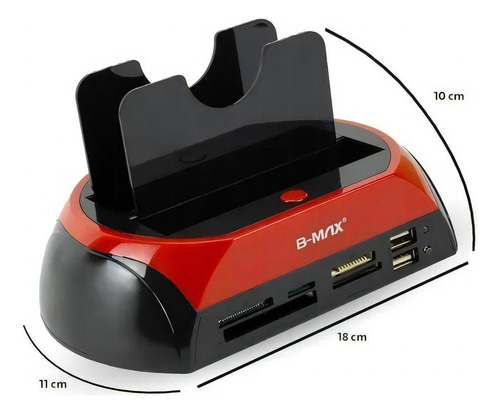Leitor Usb Hd Externo Sata Ssd Ide Sd Gaveta - Bm753