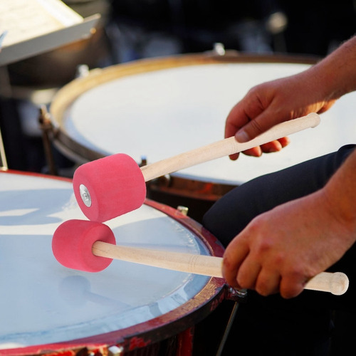 Imagen 5 de 10 de Palo De Mazo De Bombo Para Percusión De Bandas De Bateristas
