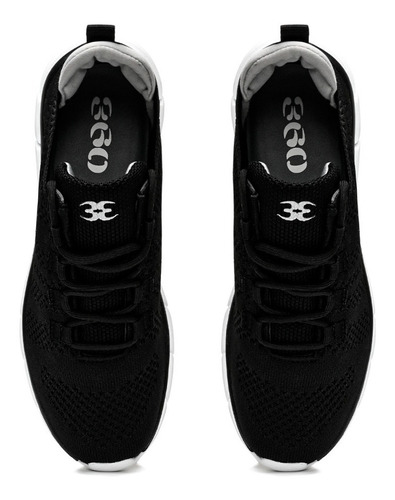 Imagen 5 de 6 de Tenis Negros Mujer Marca 360 Modelo Active