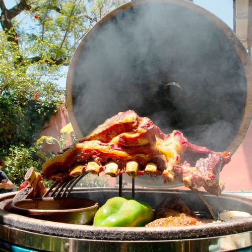 Imagen 5 de 9 de Combo Costillero + Termometro Accesorios Para Kb10 Parrilla