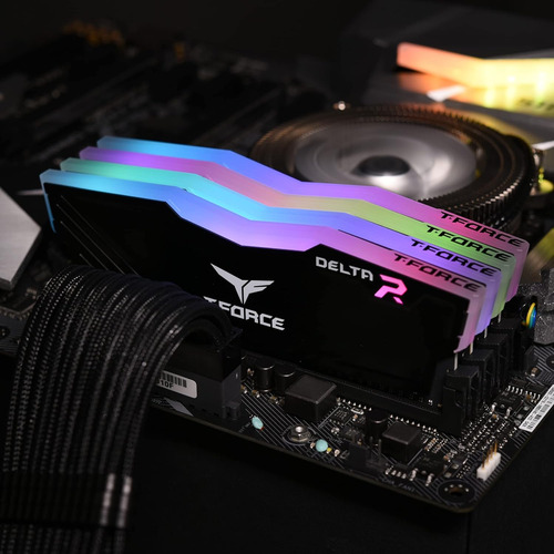 Memoria Teamgroup T-force Delta, 2 X 8 Gb, Rgb, Ddr4, Negro