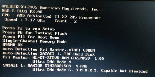 Cpu Completa Proc. Amd Athlon X2 245 3,17ghz Ram 1gb Hd 80gb