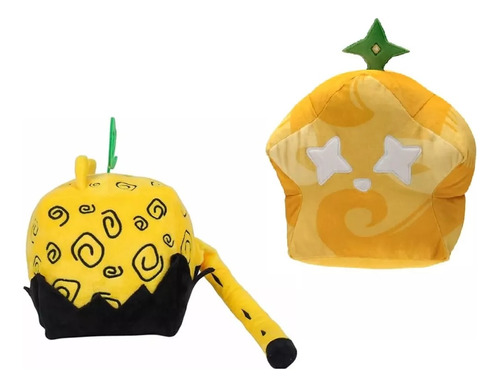 Paquete 2 Almohadas De Peluche Blox Fruits Regalo Navidad