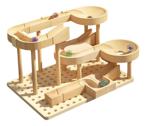 Pista De Madera, Juguetes De , Pista De Castillo, Estilo B