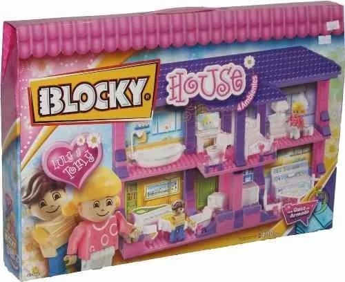 Blocky House 4 Ambientes  2 Figuras Envio Gratis Todo Pais 