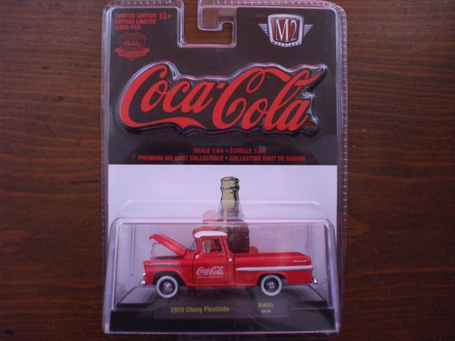 M2 Machines Coca-cola 1959 Chevrolet Fleetside Pick Up