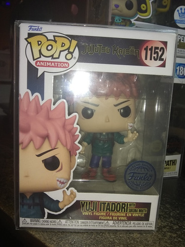 Funko Pop Yuji Itadori With Sukuna Mouth 1152 Jujutsu Kaisen