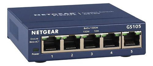 Netgear Switch Gigabit Ethernet No Gestionado De 5 Puertos