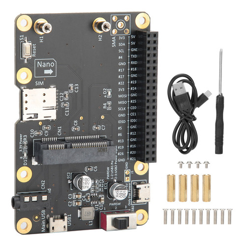 Sombrero Base 3g/4g Lte Para Raspberry Pi 4/3/2/b+módulo De