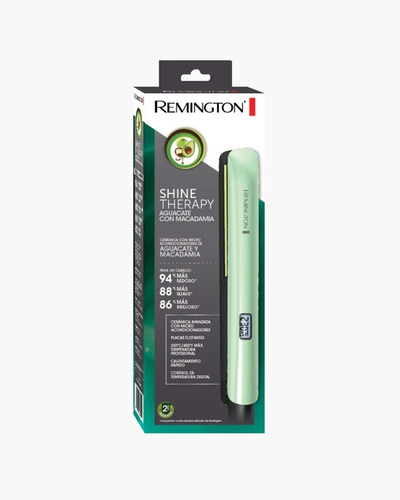 Imagen 2 de 2 de Plancha Remington De Aguacate Original Shine Therapy